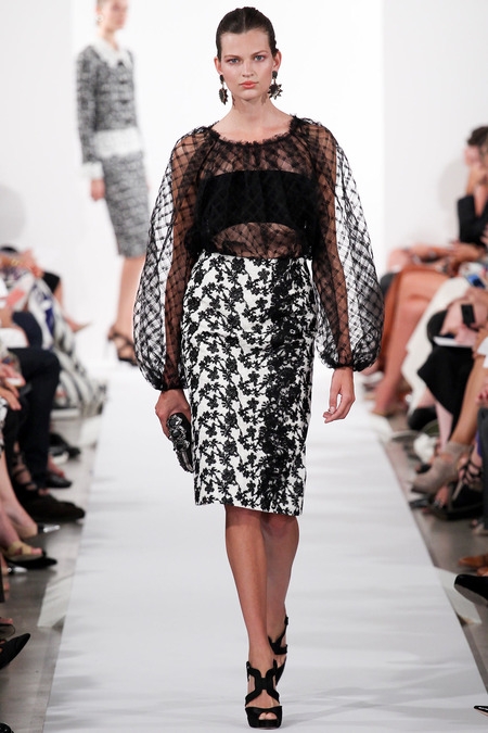 Bette Franke shows NY S/S 2014 Oscar de la Renta